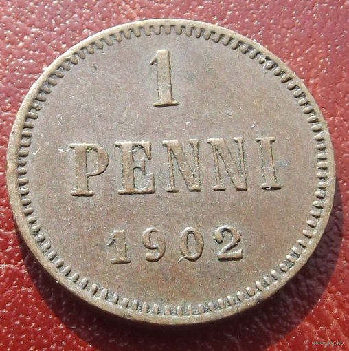 Финляндия в составе РИ. 1 пенни 1902