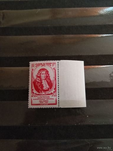 1947 Франция чистая клей MNH** персоналии выпускалась одиночкой (4-15)