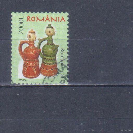 [1146] Румыния 2005. Культура и быт.Керамика. Гашеная марка.