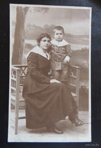 Фото "Семья", старая Польша, 1930-е гг.