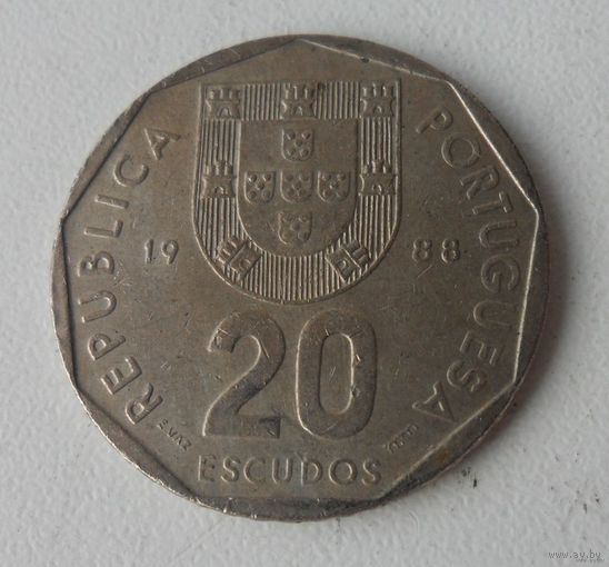 20 эскудо Португалия 1988 г.в.
