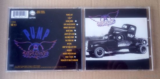 AEROSMITH - Pump (аудио CD GERMANY 1989)