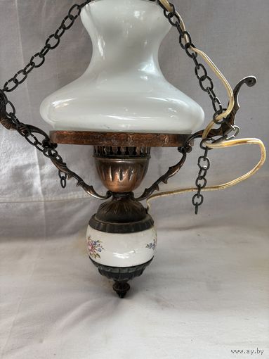 Люстра потолочная и бра настенное б/у