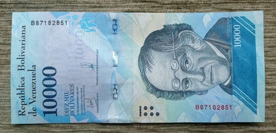 Werty71 Венесуэла 10000 боливаров 2017 UNC банкнота
