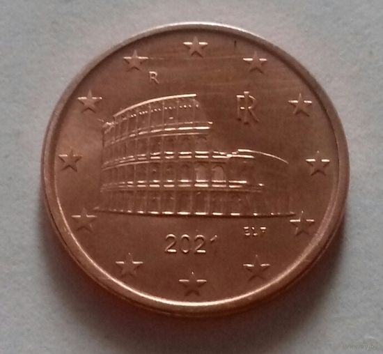 5 евроцентов, Италия 2021 г., AU