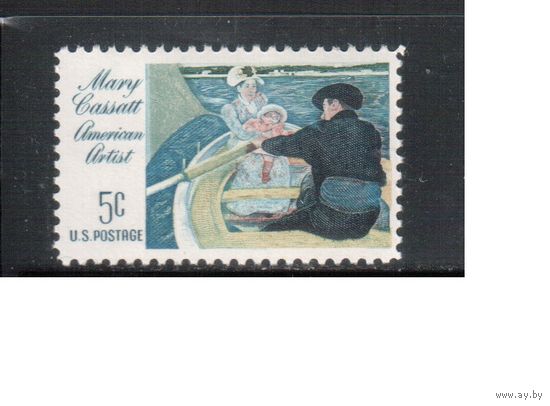 США-1966, (Мих. 913 ) , ** ,  Живопись(одиночка),