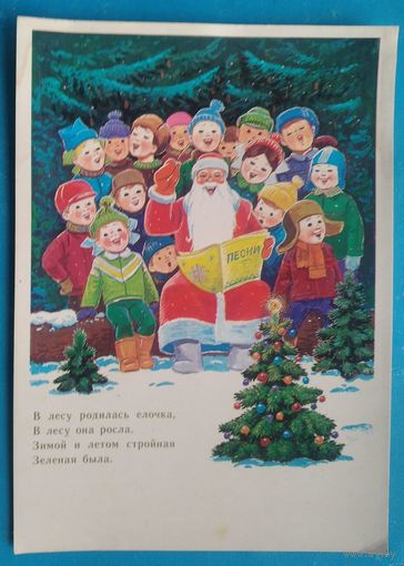 Зарубин В. В лесу родилась елочка. 1986 г. Чистая