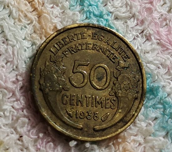 50 сантим 1938 Франция