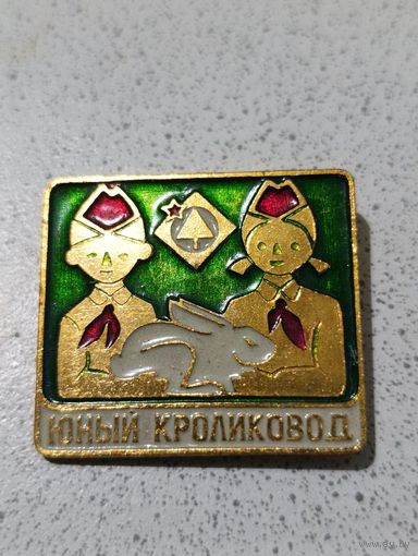 Значок юный кроликовод