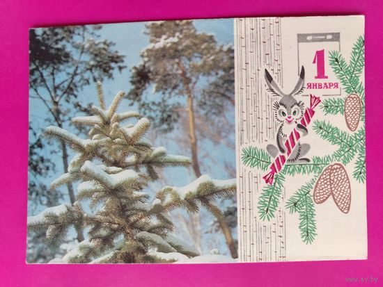 С новым годом! Чистая. 1969 года. Пармеев. 2221.