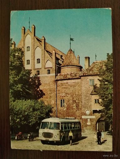 Кетцин. Готический замок. Польская открытка. Подписана. 1975