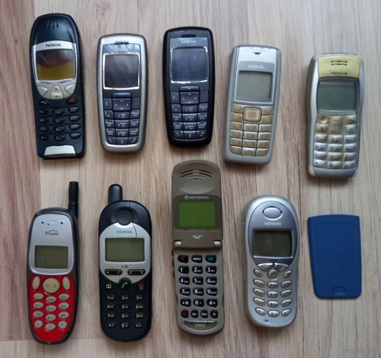 Мобильники РЕТРО 9 штук на восстановление