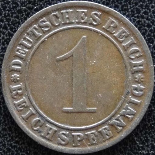 YS: Германия, 1 рейхспфенниг 1930A, KM# 37 (1)