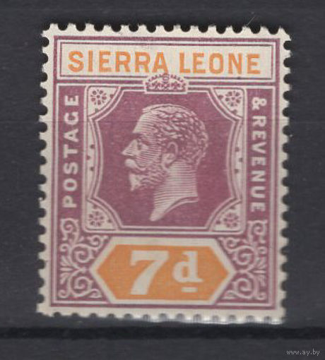 1921 Сьерра Леоне ** 7d, Георг V (SG 140)
