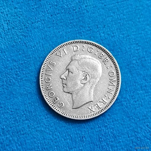 1 шиллинг(1942г.) Великобритания.Серебро.Супер!