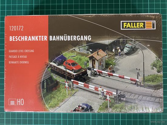 Железнодорожный переезд, радиусный FALLER 120172. Масштаб НО 1:87.