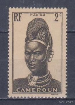 [632] Французские колонии. Камерун 1939. Культура и быт.Женская прическа.2с. МН