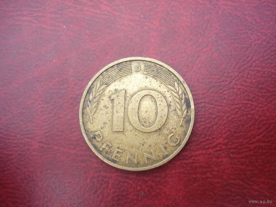 10 пфеннигов 1995 год  D Германия