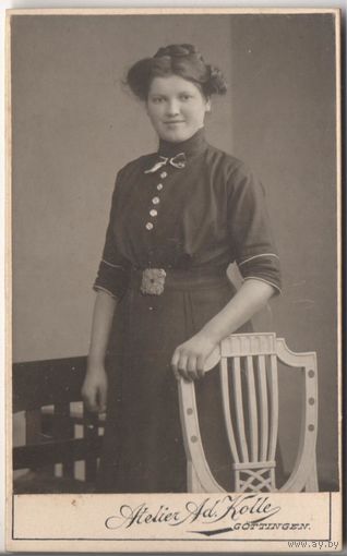 Старинная фотография на картоне