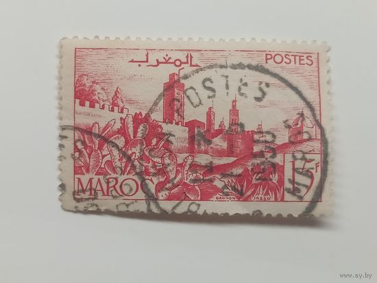 Марокко 1947-1949.  Виды на город