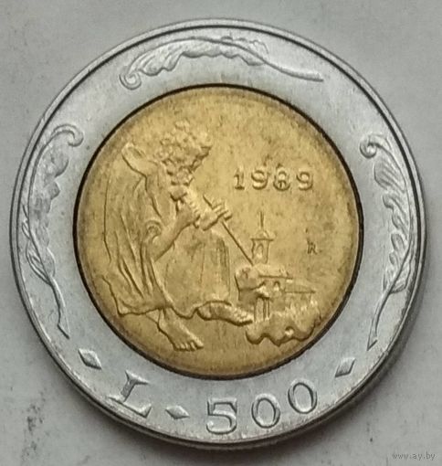 Сан-Марино 500 лир 1989 г. Шестнадцать веков истории