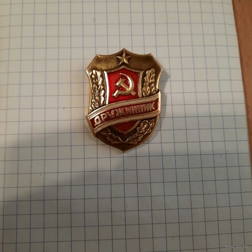 Значок "Дружинник" СССР
