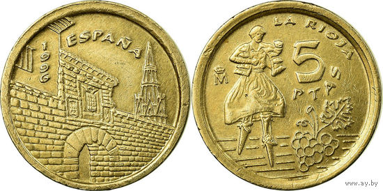 Испания 5 песет 1996 Риоха