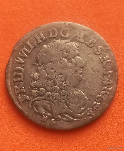 6 грошей 1683 г., Пруссия , с 1 рубля, без мц