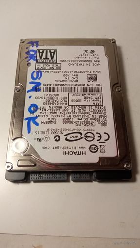 Жёсткий диск винчестер HDD SATA 2,5" 120 гб