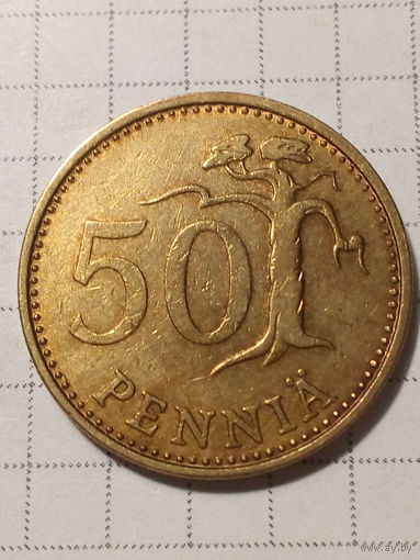 50 пенни Финляндия 1969 год