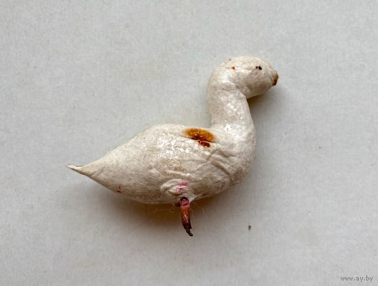 Елочная игрушка Гусь, вата