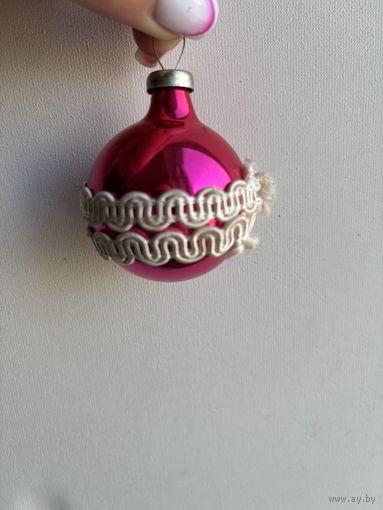 Елочные игрушки шар СССР