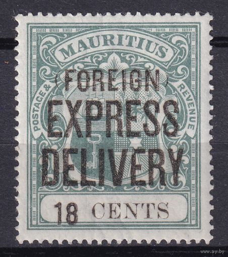 43.BrKM. Великобритания. Колонии. Маврикий. Герб. Надпечатка. Стандарт. 18C. 1904 г. Mi.#119.