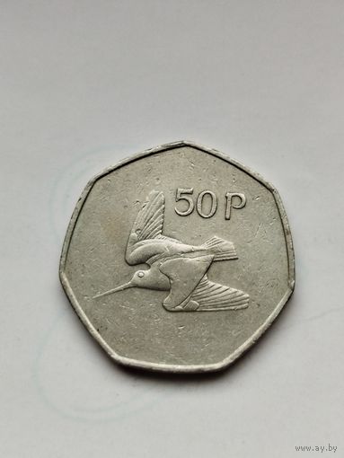 50 пенсов Ирландия.