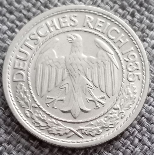 50 рейхспфеннигов 1935 D