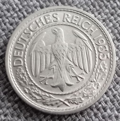 50 рейхспфеннигов 1935 D