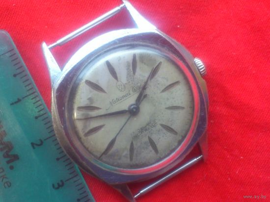 ЧАСЫ National Watch SWISS ШВЕЙЦАРИЯ