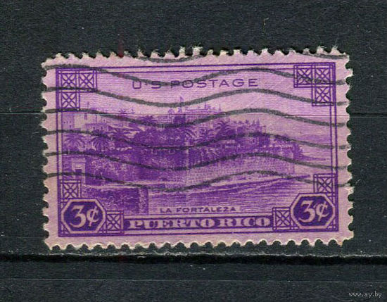 США - 1937 - Архитектура 3С - (есть тонкое место) - [Mi.408] - 1 марка. Гашеные.  (Лот 60CS)