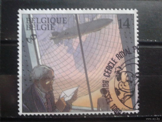 Бельгия 1991 Комикс, дирижабль