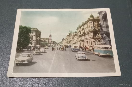 Открытка "Ленинград. Невский проспект"1964г. фото Р.Мазелева чистая