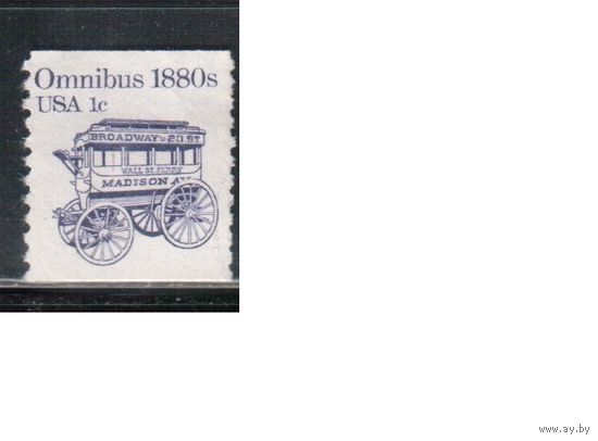 США-1983, (Мих.1649) , * (без клея) , Стандарт, Транспорт,(одиночка),