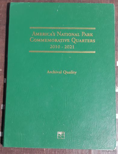 25 центов США 2010 - 2021 "Прекрасная Америка" Альбом, все 56 шт. UNC