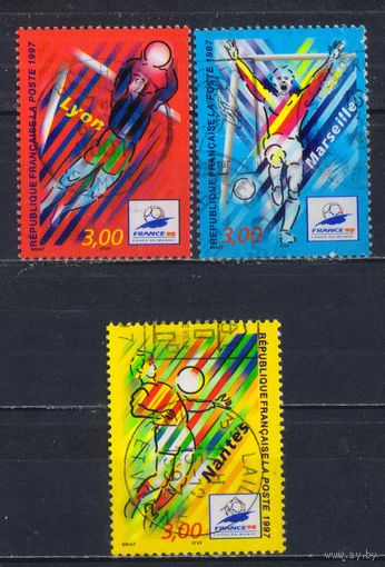 Франция 1997 Чемпионат мира по футболу 1998 Франции (III) Леон Марсель Нант #3218-20