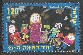 Израиль. Конкурс детской живописи. 2000г. Mi#1537.