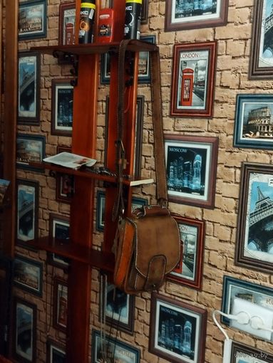 Дорожная сумочка кожа.