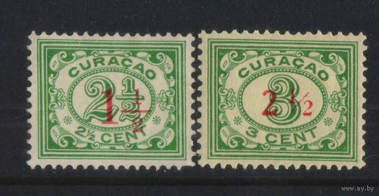 NL колонии Кюрасао (Нидерландские Антилы) 1931 Номинал Надп Стандарт Полная #121-2*