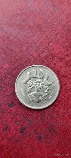 Кипр 10 цент 1992