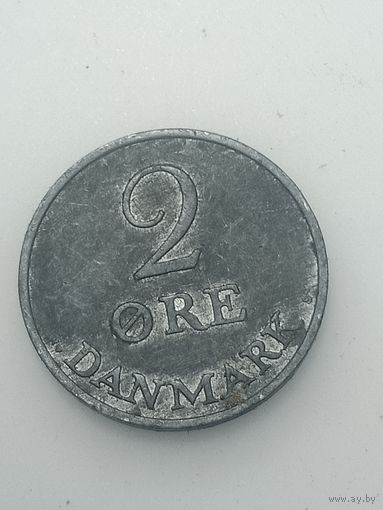 Дания 2 эре 1954 года .