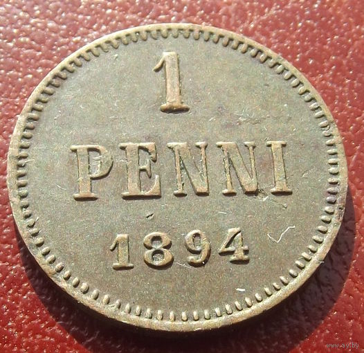 Финляндия в составе РИ. 1 пенни 1894