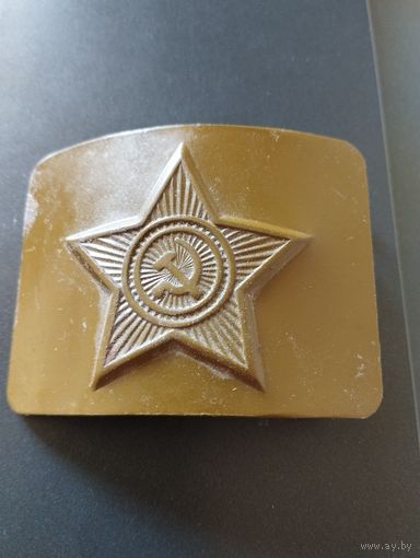 Пряжка от солдатского ремня, полевая. Советская армия .